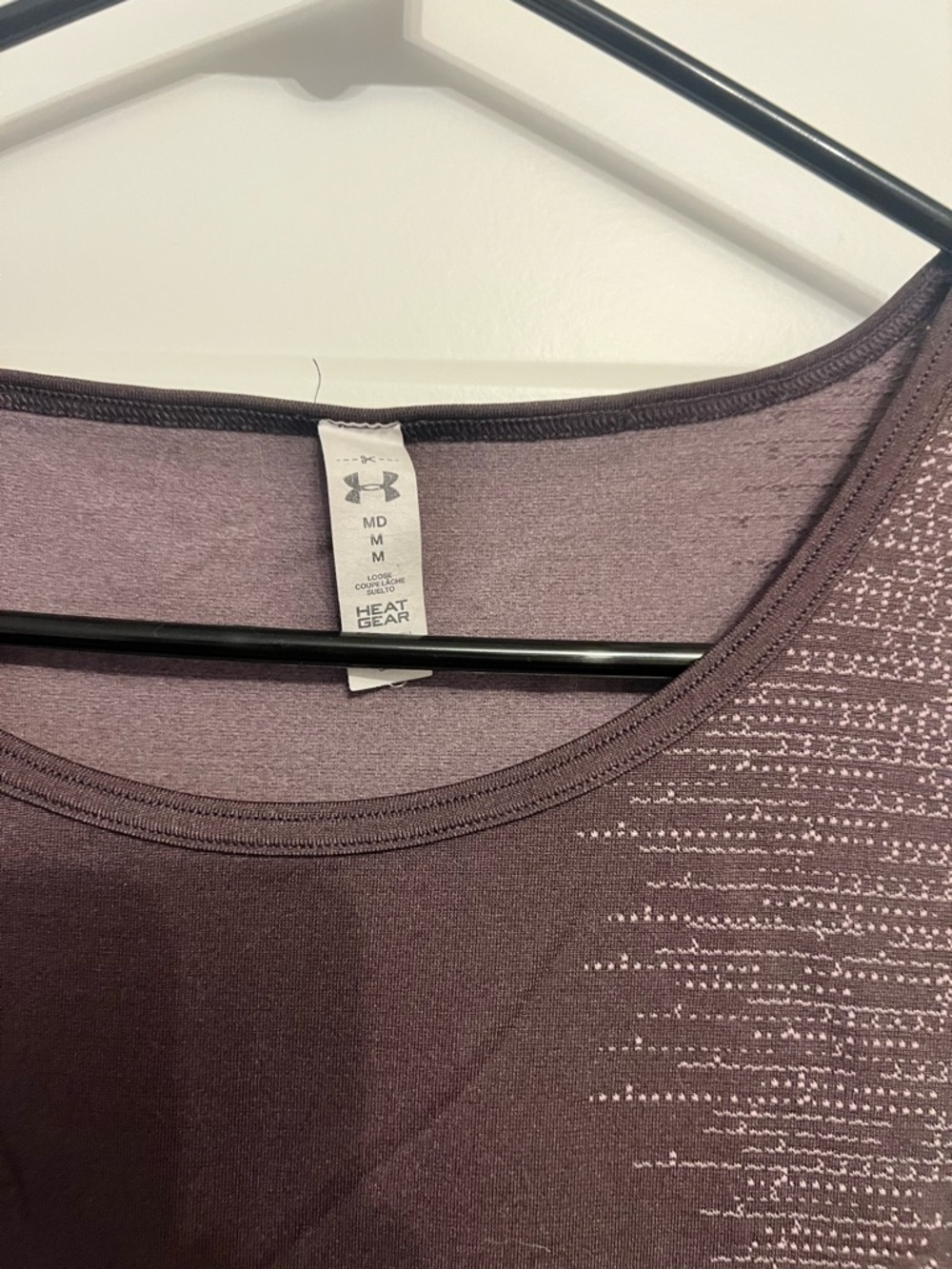 Under Armour Women's Maroon Cropped Muscle Tank - Picture 2 of 3